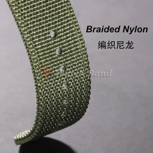 18/20/22/24mm Nylon Watch Band for Seiko Army Military Canvas Woven Nylon Strap Quick Release Wristband Men's Sport Watch Bands - Tandorio Watches