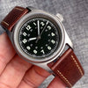 39mm Titanium Pilot Watch Tandorio TD143B NH35A PT5000 Automatic Sapphire 20ATM 63.7g Vintage - Tandorio Watches