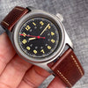39mm Titanium Pilot Watch Tandorio TD143B NH35A PT5000 Automatic Sapphire 20ATM 63.7g Vintage - Tandorio Watches