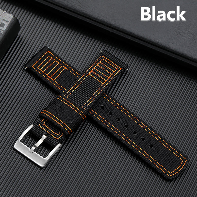 Premium Quality Nylon Fabric Strap for Military Watch 20mm 22mm