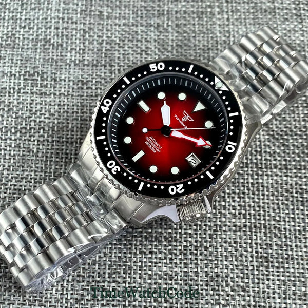 Tandorio SKX MOD TD202P 20BAR Diver Watch NH35 Movt Sapphire 41MM