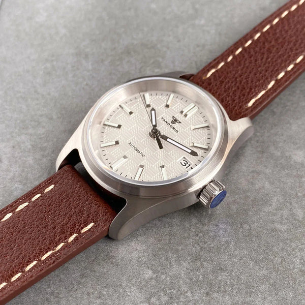 Tandorio 36mm TD129 20ATM Dress Watch NH35 Sapphire Luxury Pilot Watch