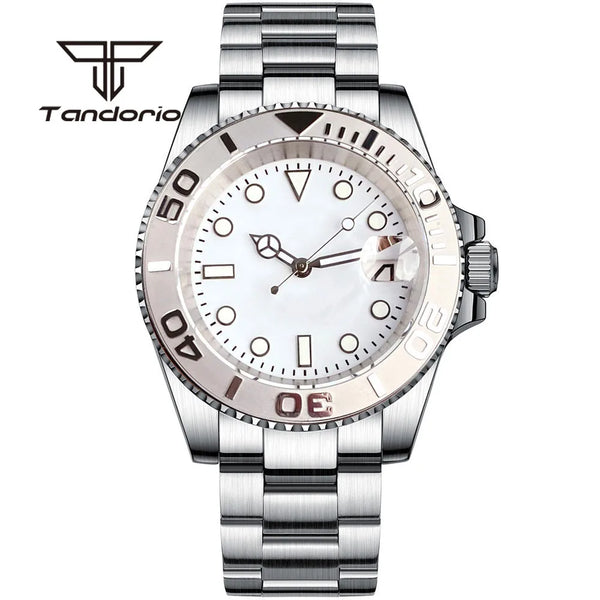 Tandorio Yachtmaster TD243B NH35A 40mm 20BAR Dive Watch Sapphire Rotating Bezel