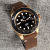Tandorio TD232B Solid CUSN8 Bronze Watch NH35A PT500040mm Sapphire Submariner Yachtmaster