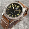 Tandorio Fluted Pilot Watch TD117A 20BARNH35 PT5000 Roman Numerals Sapphire 39mm