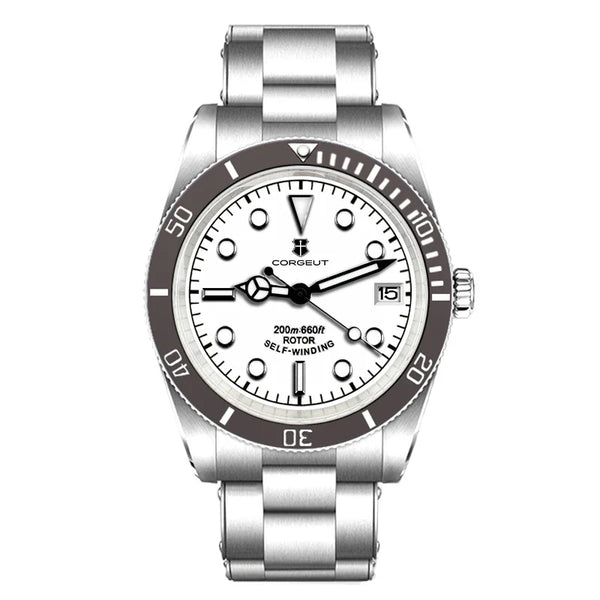 Corgeut Watch Diver CG2074 39mm NH35A Sapphire CrystalCeramics Bezel 10Bar SUB