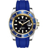 Corgeut 3002 Dive WatchNH35 / miyota 8215 40mm Yacht Watch Two Tone Gold Ceremic Bezel10bar Sapphire