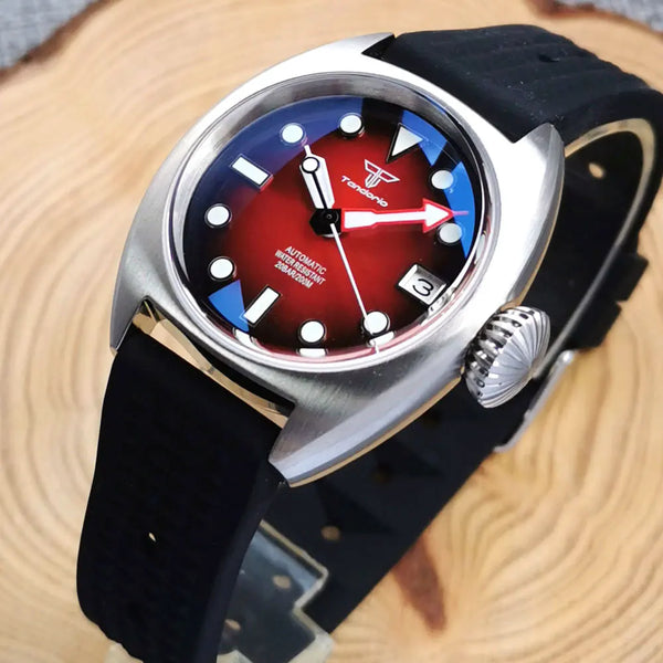 Tandorio Identity Crisis watch TD102s NH35 Domed AR Sapphire 36mm pilot watch