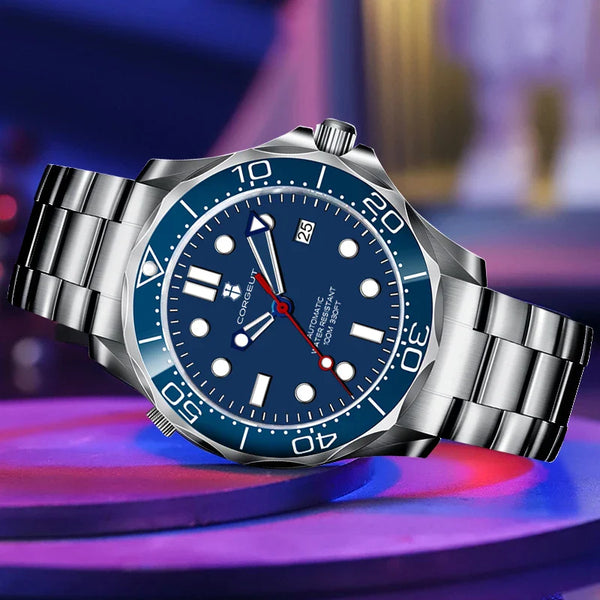 CORGEUT 2023 Seamaster 40mm NH35 Automatic 5bar Sapphire Diver Ceramic Bezel
