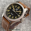 Tandorio Fluted Pilot Watch TD117A 20BARNH35 PT5000 Roman Numerals Sapphire 39mm