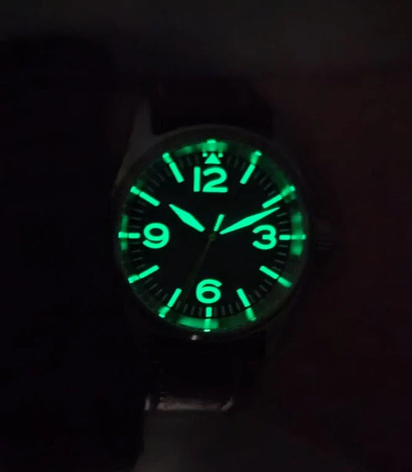 Tandorio pilot watch TD140S 36mm NH35A automatic sapphire 20bar