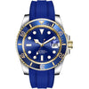Corgeut 3002 Dive WatchNH35 / miyota 8215 40mm Yacht Watch Two Tone Gold Ceremic Bezel10bar Sapphire