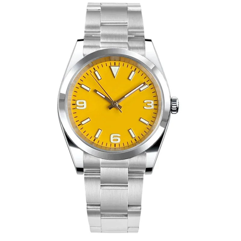 Tandorio Explorer TD110A 36mm/39mm Polished Bezel Sapphire 20bar NH35 Automatic