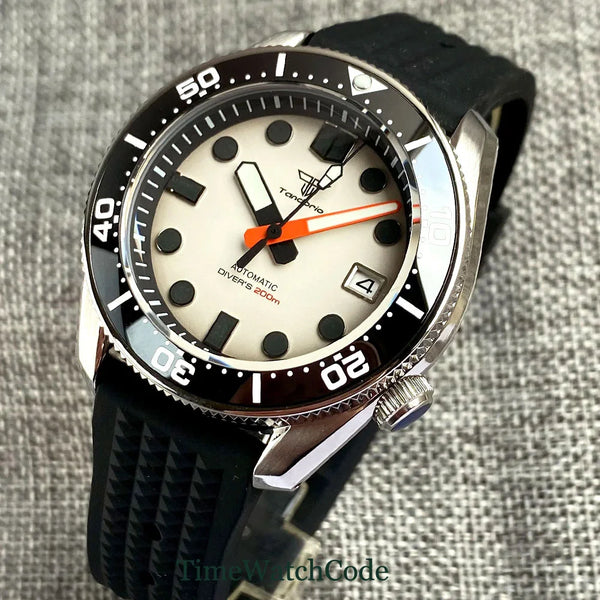 Tandorio SBDX001 20BAR Diving Watch TD236 NH35 Sapphire 43mmPanda submariner