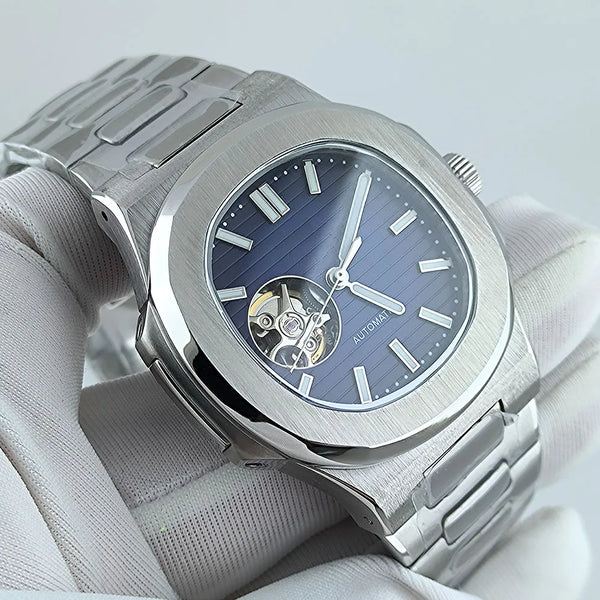 Tandorio Skeleton Nautilus Watch TD302S NH38 Custom logo 40MM Sapphire Dress watch