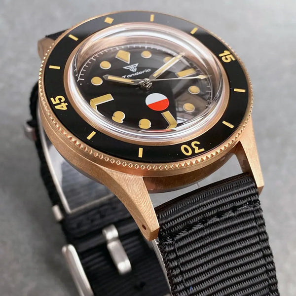 Tandorio 50 fathoms CUSN8 Bronze Diver TD234 40mm NH35 PT5000 Domed Sapphire 20ATM