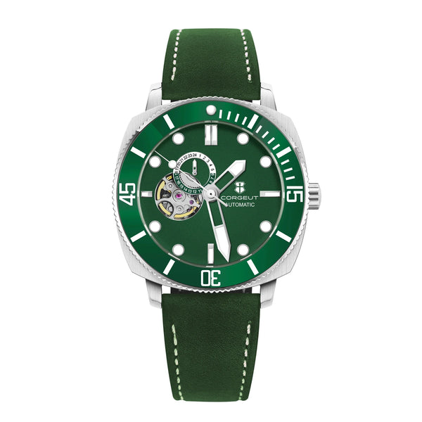 Corgeut 6030 42mm Hollow Skeleton NH39 Automatic 10bar Dress Watch