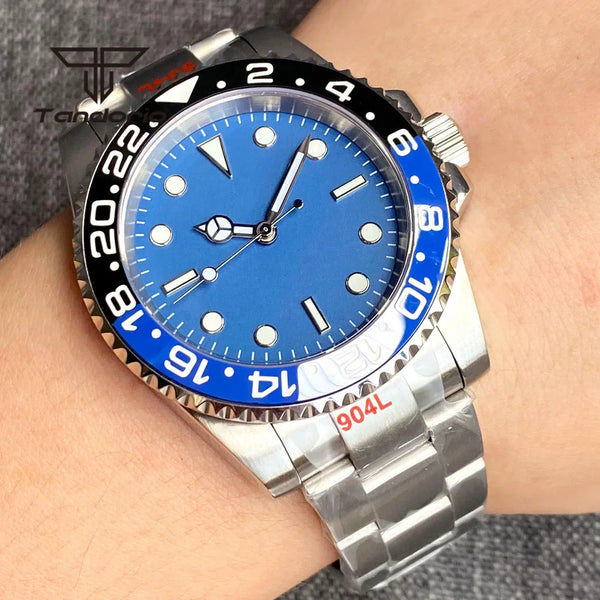 Tandorio TD266 PT5000 NH35A Miyota 40mm SUBMARINER dive Watch Sapphire