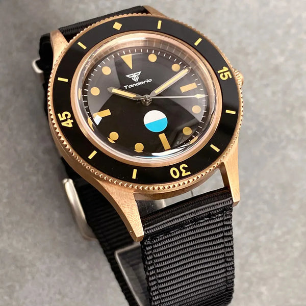 Tandorio 50 fathoms CUSN8 Bronze Diver TD234 40mm NH35 PT5000 Domed Sapphire 20ATM