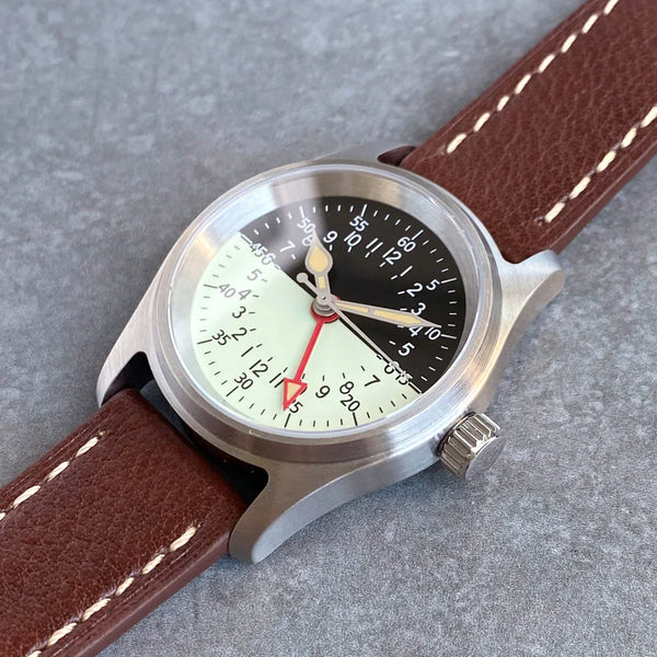 TANDORIO 36mm Military Watch20ATM NH34A GMT Movement Sapphire TD166