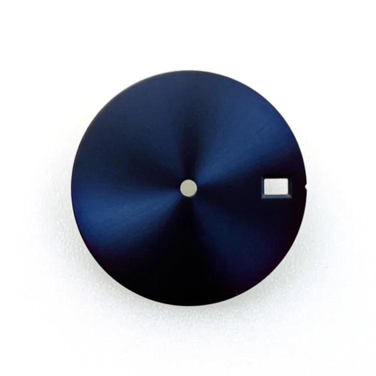NH35 Dial New DIY 28.5mm Blue Surface with Date Watch Faces Mechanical Watch Modification Accessories for NH35/ NH36 Movement