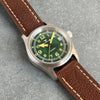 Tandorio Pilot Watch TD191 36mm Super Lume NH35 Sapphire 20Bar Green