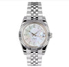 Tandorio DateJust TD136M 39mm NH35A MOP Sapphire dress Watch 20ATM Glass Back