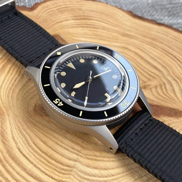 Tandorio Fifty FATHOMS Diver TD223 20bar NH35 PT5000 Sapphire 40mm