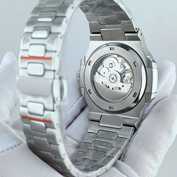 Tandorio Skeleton Nautilus Watch TD302S NH38 Custom logo 40MM Sapphire Dress watch