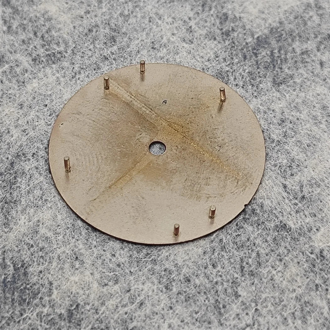 28.5MM Orange Scale Red Watch Dial No Calendar Window Without Date Watch Accessories No Luminous Suitable for NH35/8215/2836 Movement