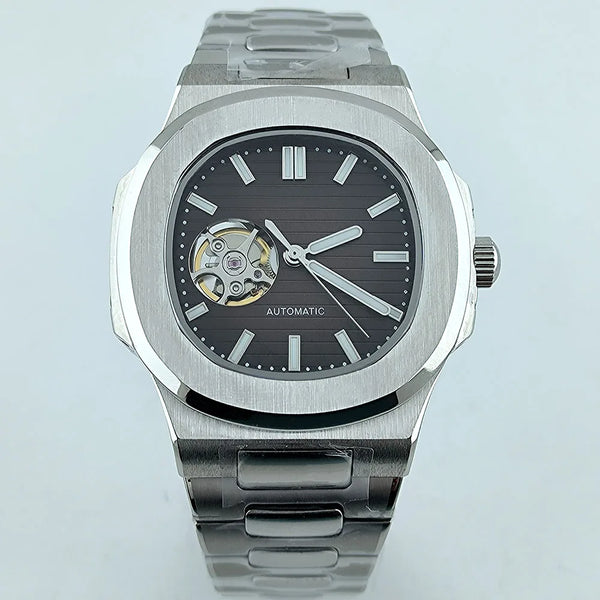 Tandorio Skeleton Nautilus Watch TD302S NH38 Custom logo 40MM Sapphire Dress watch