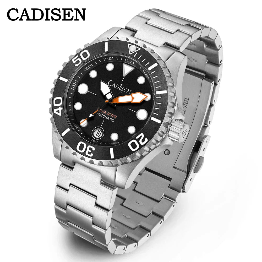 Cadisen C8232 Submariner DIVER NH35A 100M Waterproof Luminous AR Sapphire 40MM