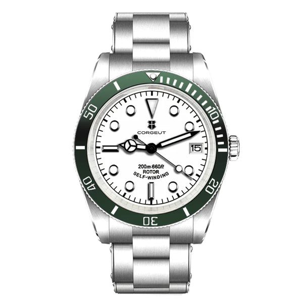 Corgeut Watch Diver CG2074 39mm NH35A Sapphire CrystalCeramics Bezel 10Bar SUB