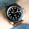 Tandorio TD232B Solid CUSN8 Bronze Watch NH35A PT500040mm Sapphire Submariner Yachtmaster