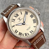 Tandorio Fluted Pilot Watch TD117A 20BARNH35 PT5000 Roman Numerals Sapphire 39mm