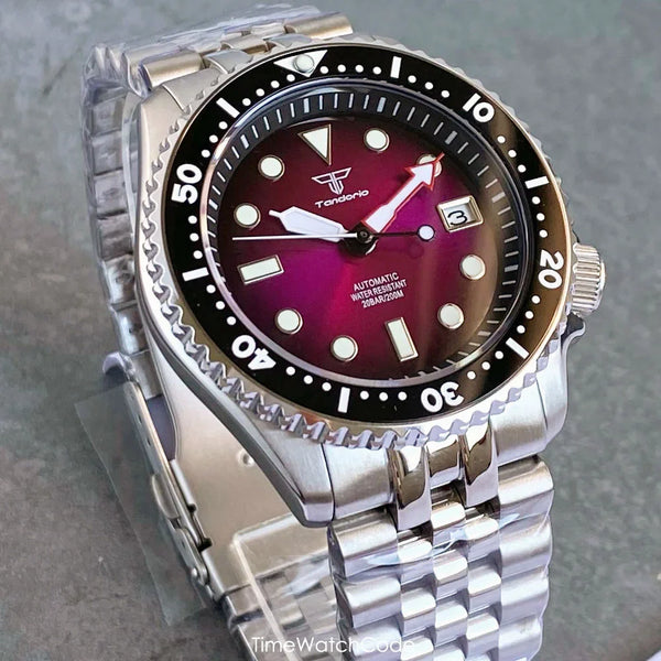 Tandorio SKX MOD TD202P 20BAR Diver Watch NH35 Movt Sapphire 41MM
