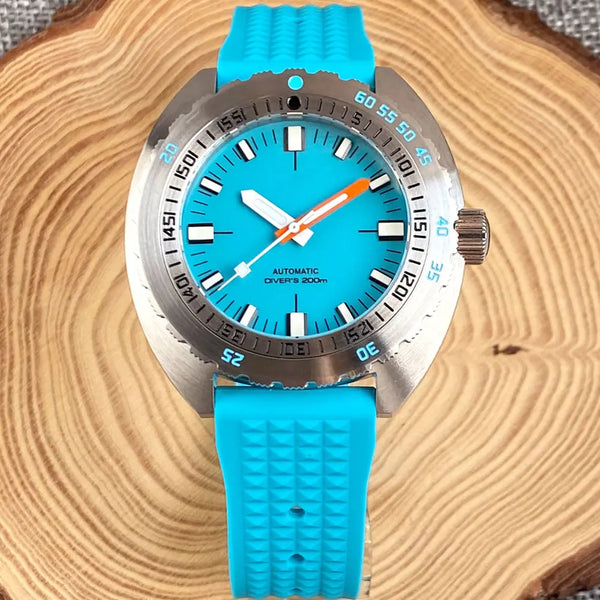 Tandorio 42mm Turtle Diver TD 269 Sapphir 20ATMNH35 Automatic SUB 300T