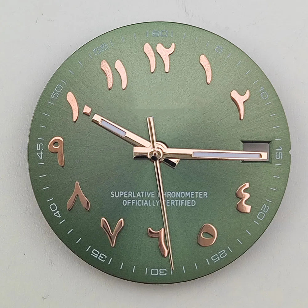 28.5mm watch dial Arabic NH35 dial S dial suitable for NH35 NH36 movement watch accessories repair tool
