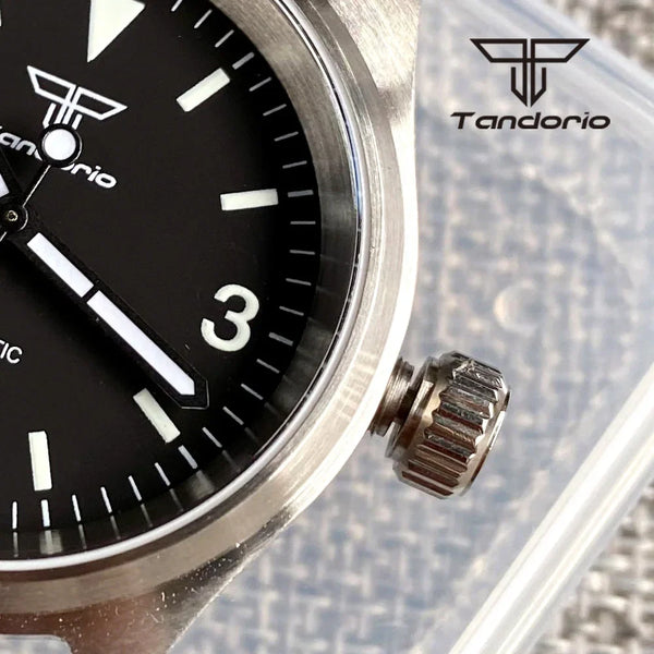 Tandorio 36mm Pilot Watch TD140B PT5000 NH35A Movement 20bar Sapphire