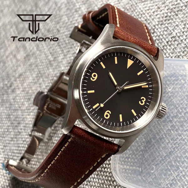 Tandorio 36mm Pilot Watch TD140B PT5000 NH35A Movement 20bar Sapphire