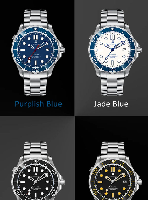 CORGEUT 2023 Seamaster 40mm NH35 Automatic 5bar Sapphire Diver Ceramic Bezel