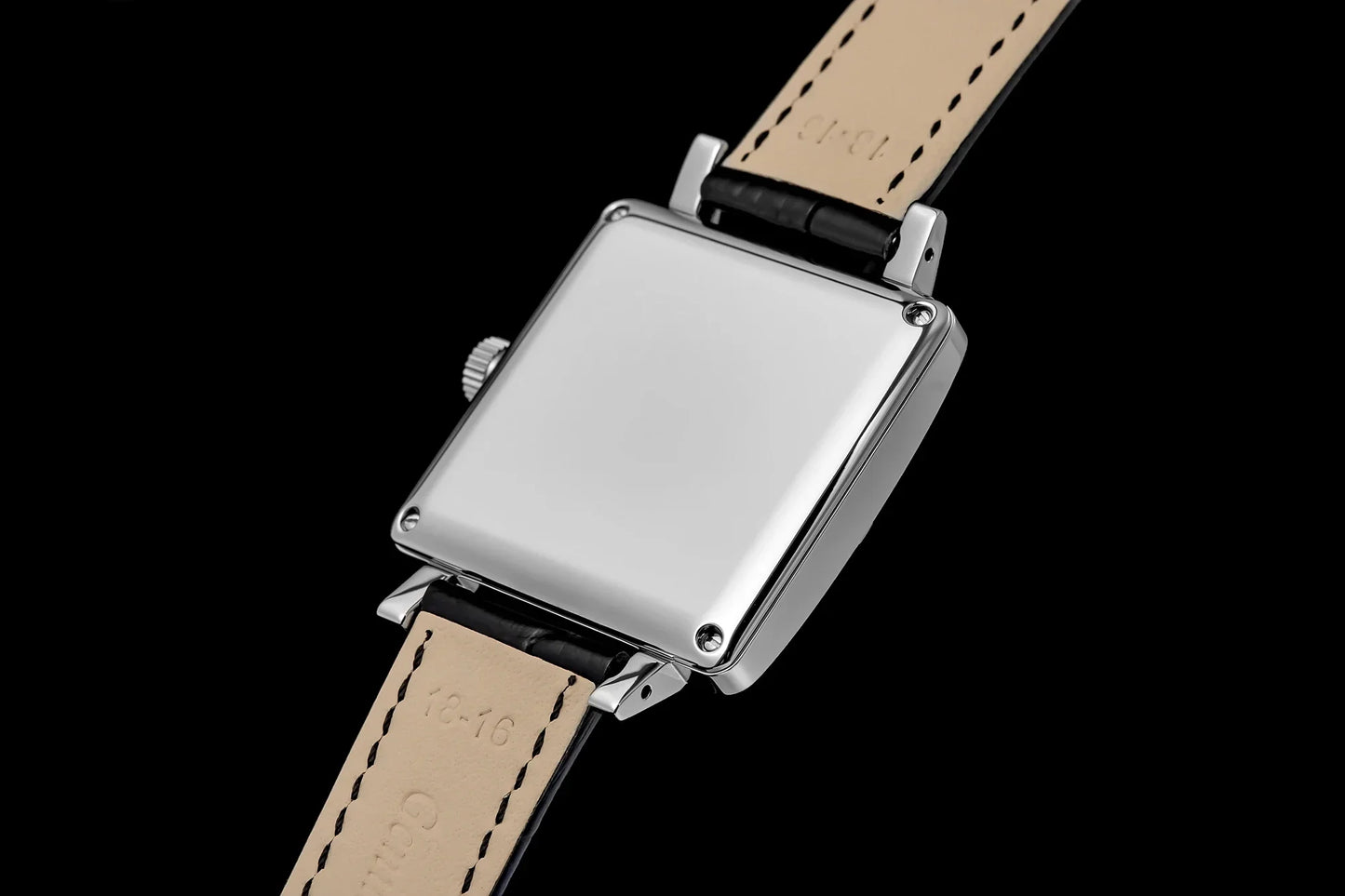 THORN T016 Square Watch 34MM PT5000 Dress Sapphire Pot lid Bubble Mirror 5ATM Fashion