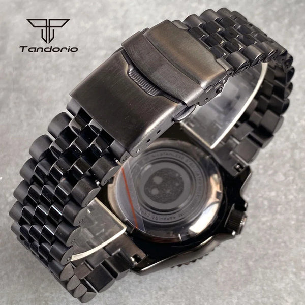 Tandorio TD265B Yachtmaster Pvd Domed Sapphire NH36 41mm Diver Dragon Pattern 20BAR