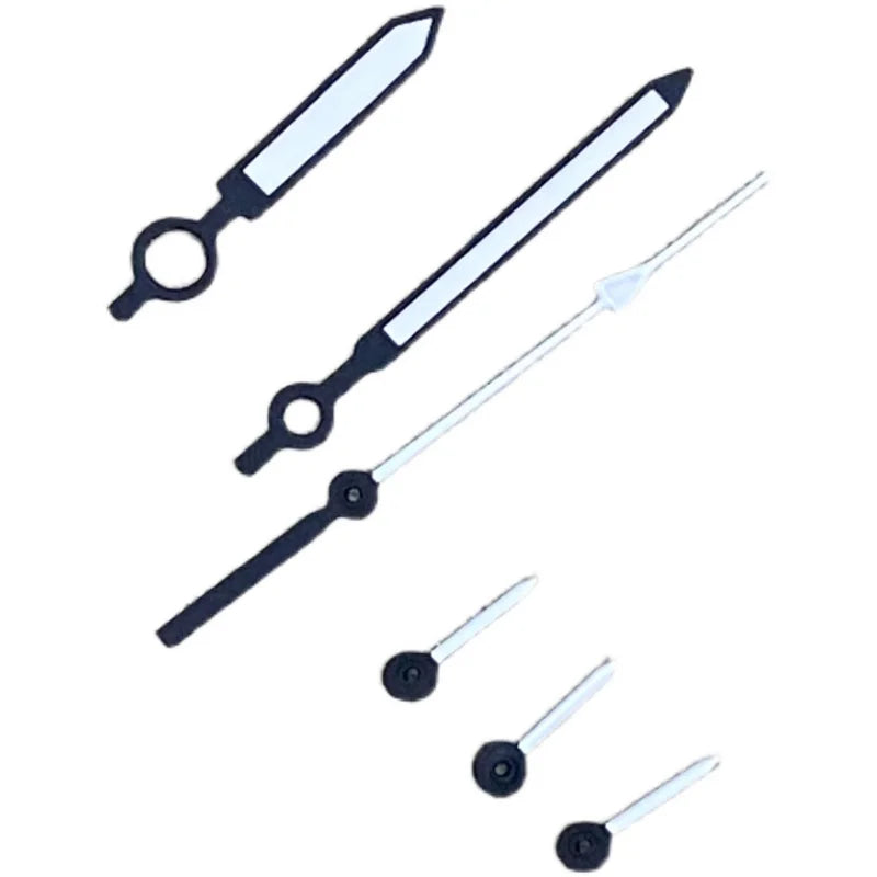 DIY Modified Watch Hands for VK63 Movement 6 Hands Black White Green Luminous Watch Accessories for Quartz VK63 Movement