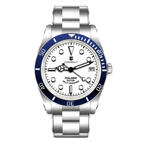 Corgeut Watch Diver CG2074 39mm NH35A Sapphire CrystalCeramics Bezel 10Bar SUB