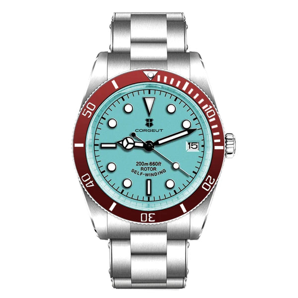 Corgeut Watch Diver CG2074 39mm NH35A Sapphire CrystalCeramics Bezel 10Bar SUB