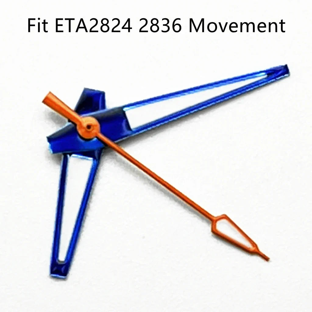 ETA Hands Silver/Blue Watch Hands Fit NH35 NH36 PT5000 ETA2836 2824 DG2813 3804 Miyota8215 8205 821A Movement Watch Accessories