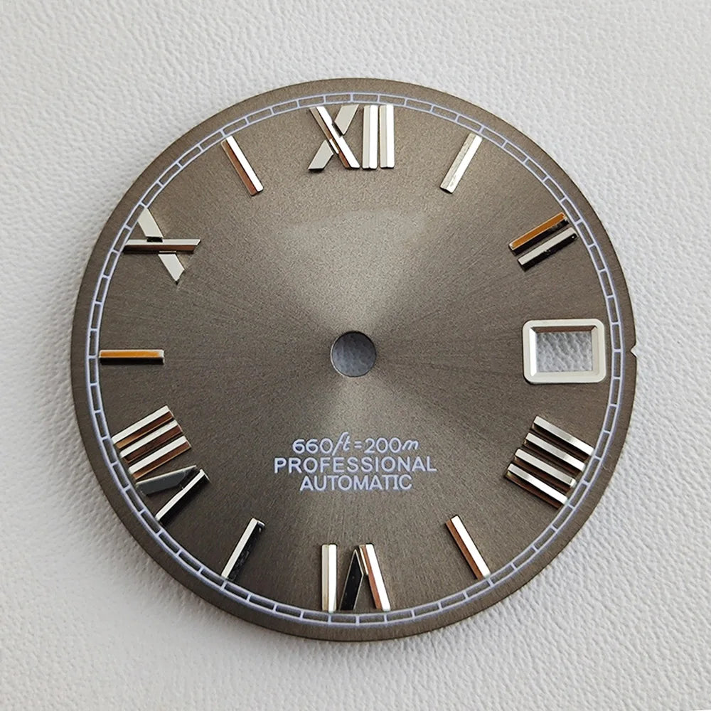 28.5mm NH35 dial Roman dial S Dial Modified Dial for NH35/NH36 Automatic Movement Watch accessories