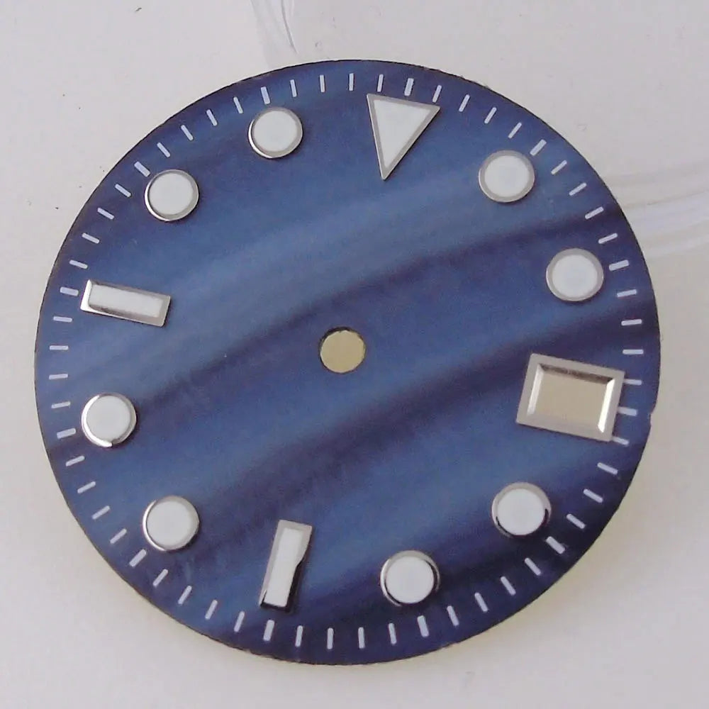 SUB MOP Watch Dial 29mm for NH 35 NH 36 D iver Watch Parts Black/Orange/White 3.8/3 dial feet Green Luminous