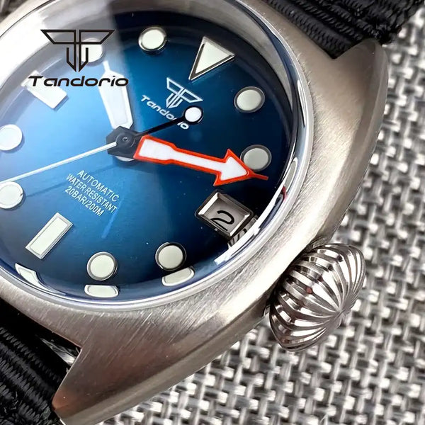 Tandorio Identity Crisis TD102 Gradient Dial NH35A 36mm 20Bar Field Watch Sapphire